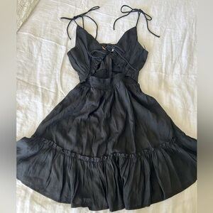 THATSSOFETCH “Primerose” black dress
